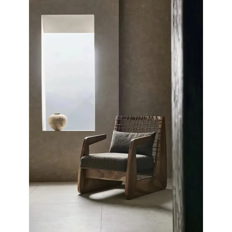 

Simple log rope sofa chair