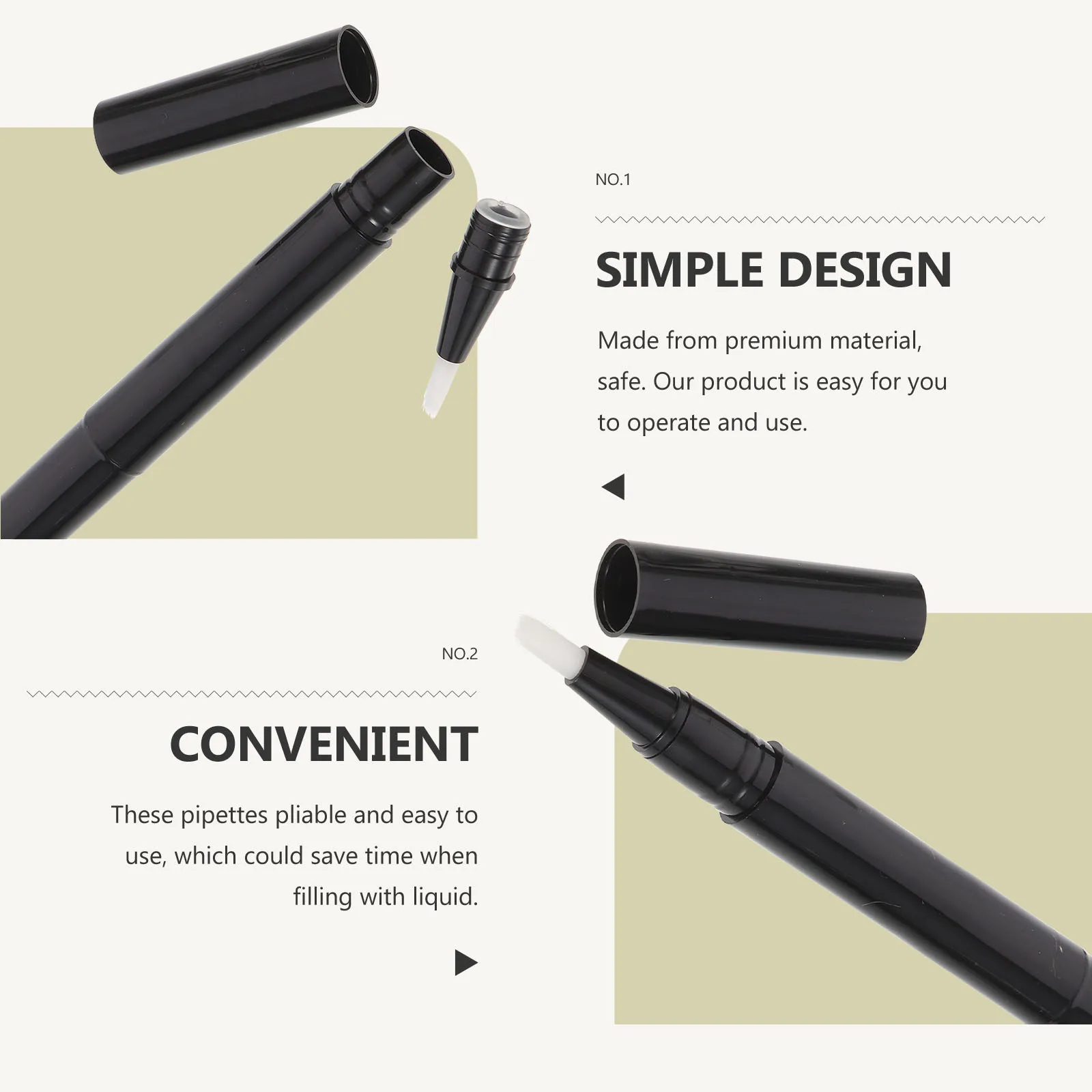 10 قطعة أقلام مانيكير فارغة التواء المحمولة ماكياج فرش مسمار التغذية النفط قضيب حاوية ملمع الشفاه مستحضرات التجميل السائل #2