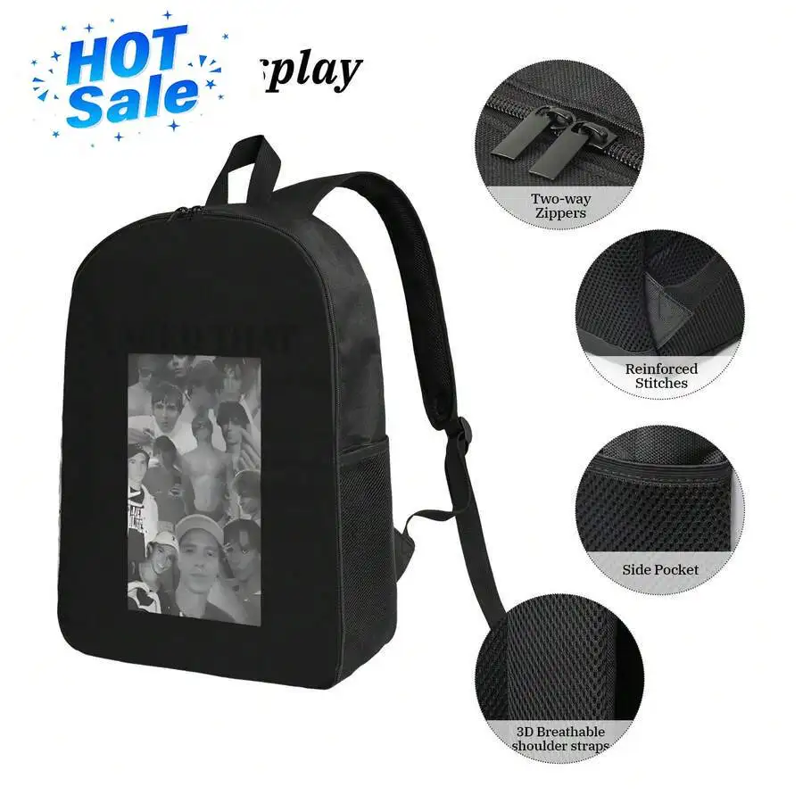 Mochila Nicholas Alexander Chavez Nicholas, mochila ligera para estudiantes, mochila de viaje para hombres y mujeres, bolsas universitarias, el mejor regalo