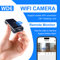 WD6 Mini WiFi Camera 1080P HD Wireless IP Micro Camera Remote Monitoring Night Vision Motion Detection Compact Video Recorder