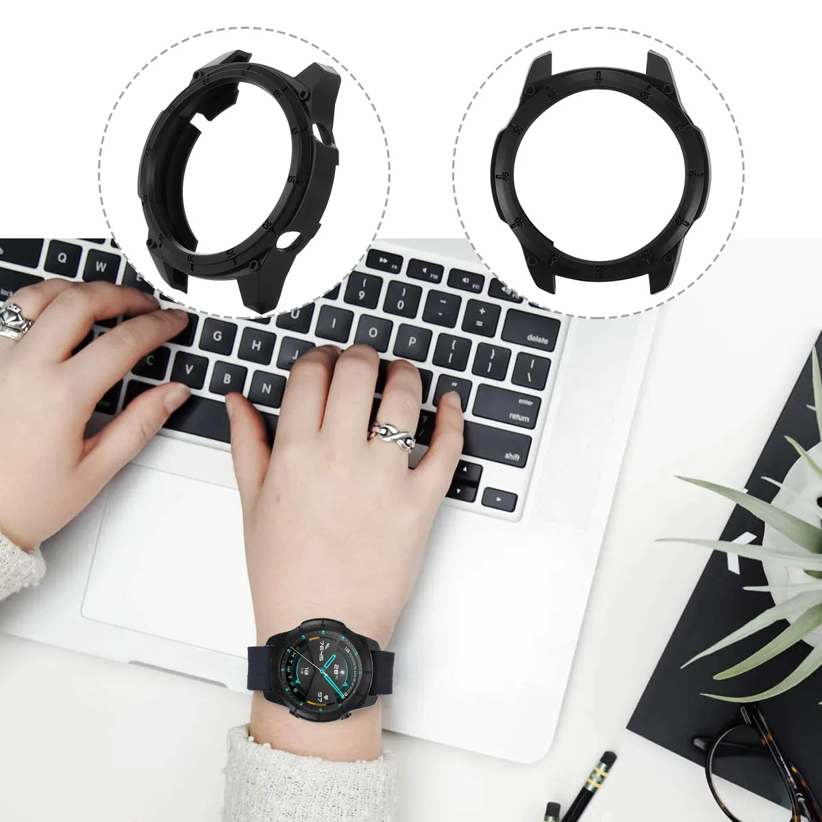 

Защитный чехол для спортивных часов Watch 2, 46 мм, материал ТПУ, классический дизайн, унисекс, легкий, износостойкий, простая установка