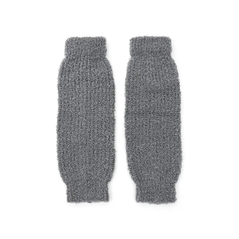 الكورية مصمم نمط الصوف مزيج متماسكة تدفئة الساق للنساء الشتاء Y2K JK الزي ترهل تدفئة الساق واسعة