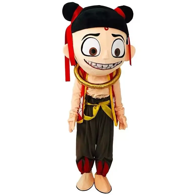 Nezha Costume Demon Child Comes to Life Cartoon Doll  Movie Same Style Three Princes Ao Bing Adults Cosplay Carnival Outfit