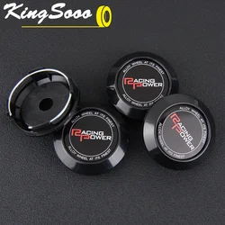 4PCS Sport Wheel Cap Clip 60mm Sport Racing Emblem Wheel Center Caps Rim Cover Hub Cap ZR10 T7R D9R Kiwami T5R Black & Silver