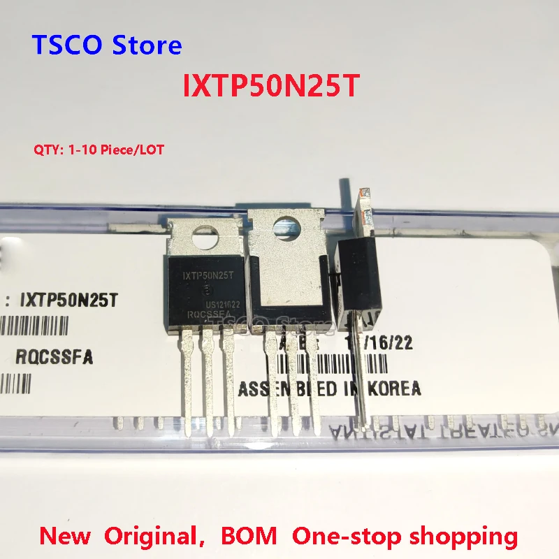 IXTP50N25T （1-10 Piece/LOT）  New Original