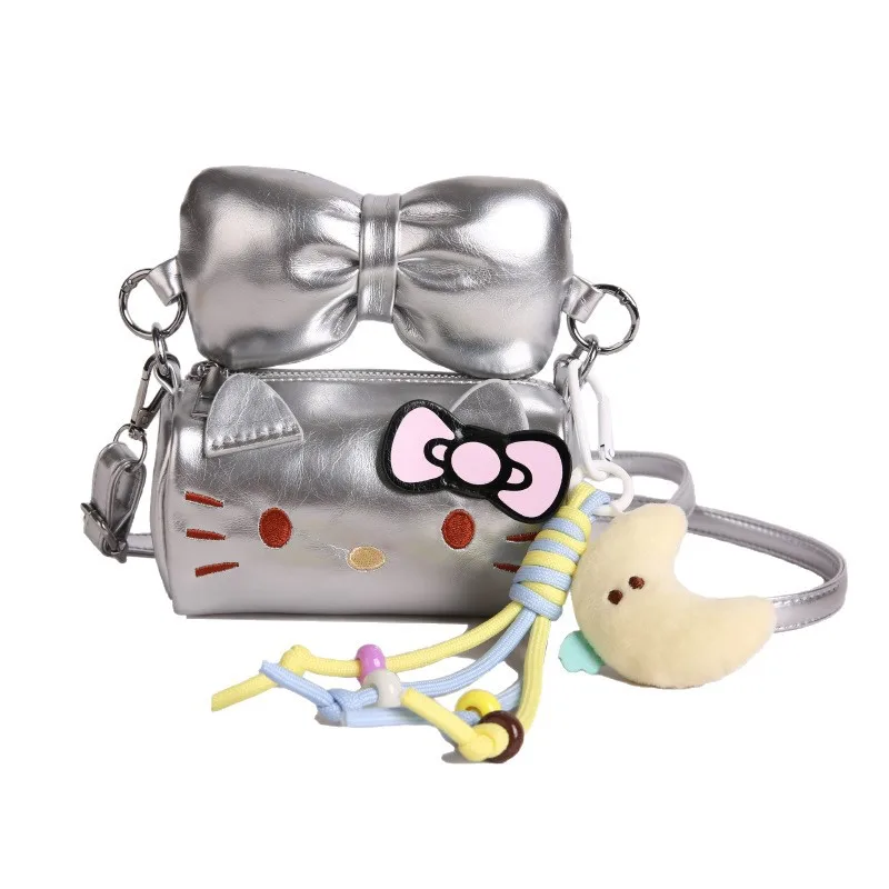 Sanrio Hello Kitty Girly Cartoon Kt Cat Crossbody Tote Bag Mini Girls Handbag Cute Cartoon Fashion Women Organizer Case Holder view 6