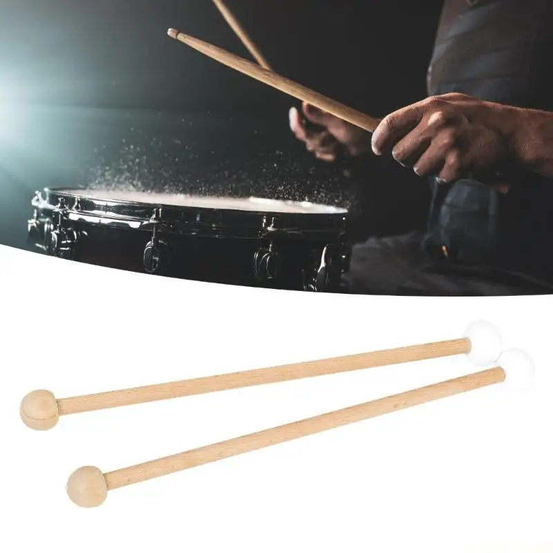 M5TC Double Side Drumsticks and Felt Construction Offering Durability Music Instrument Mallets for Stage