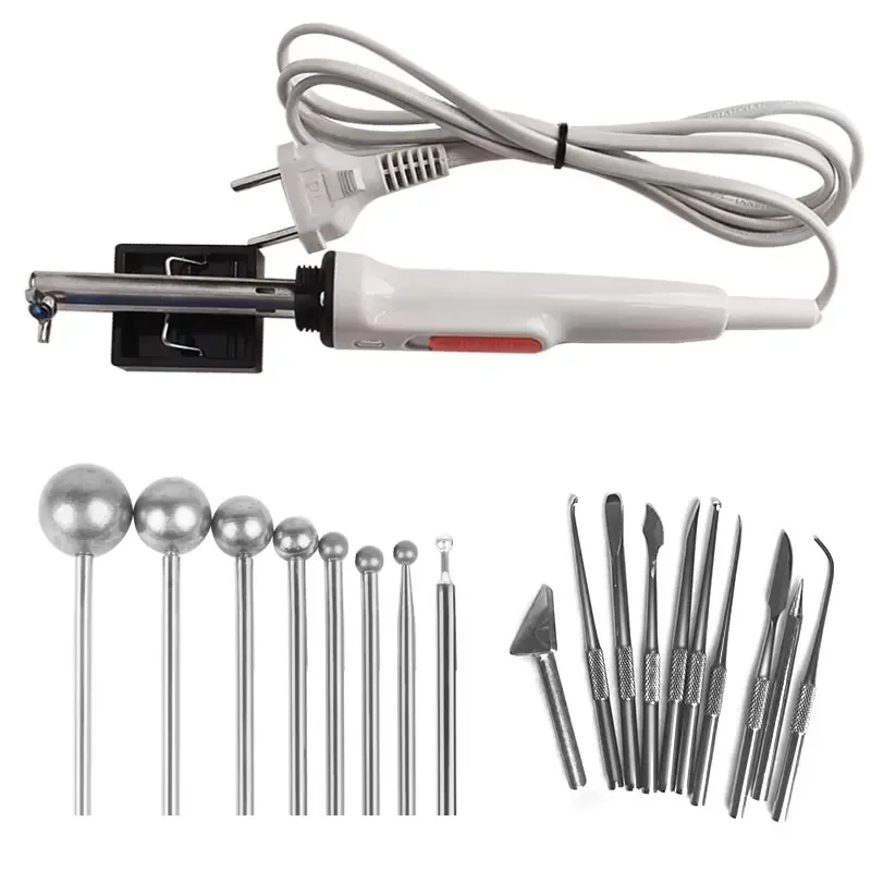 DIY Fabric Flower Making Tool Set Artificial Flower Ironing Machine Ironing Tool for Crafting Home DIY Flower Ironing Tool