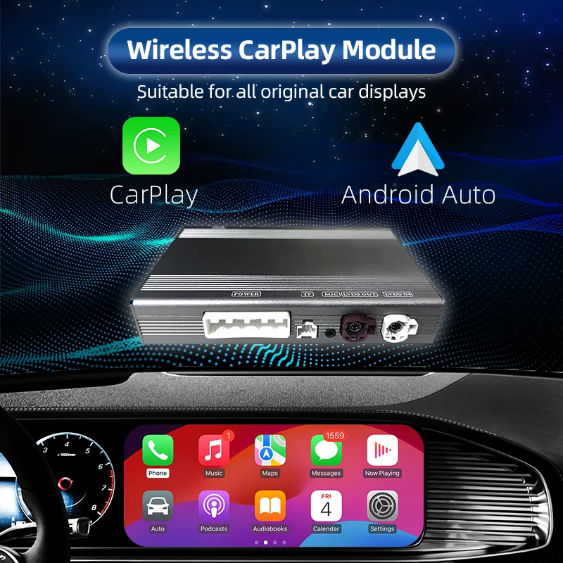 Picture 4: CZT-AUTO Android Auto Wireless Carplay Adaptor Navigation For Jeep Compass 2017-2021 Original Screen DSP Connected Car Radio
