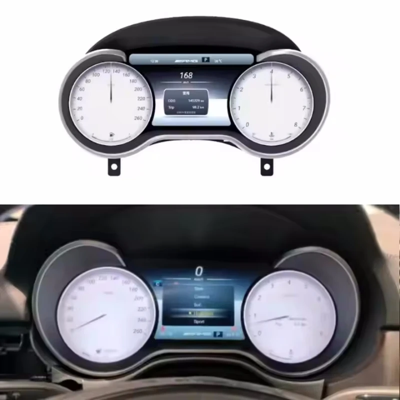 Aotsr Car LCD Dashboard Instrument Cluster Digital Panel For Benz ML W164 ML350 450 GL X164 G320 Virtual Cockpit Speed Meter