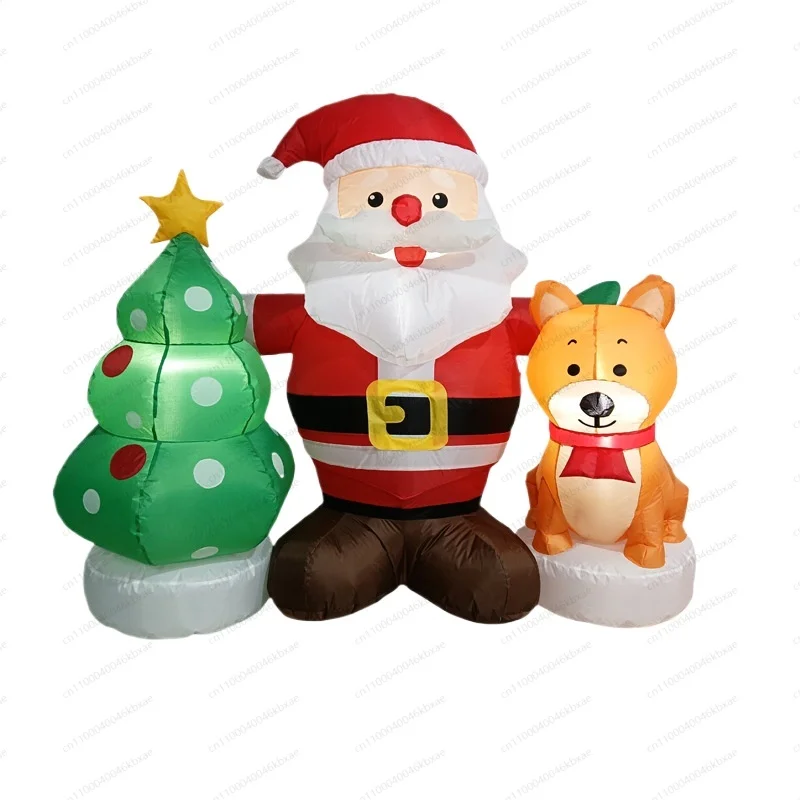 

Santa Claus Outdoor Waterproof Luminous Lawn Ornament Christmas Inflatable Mold