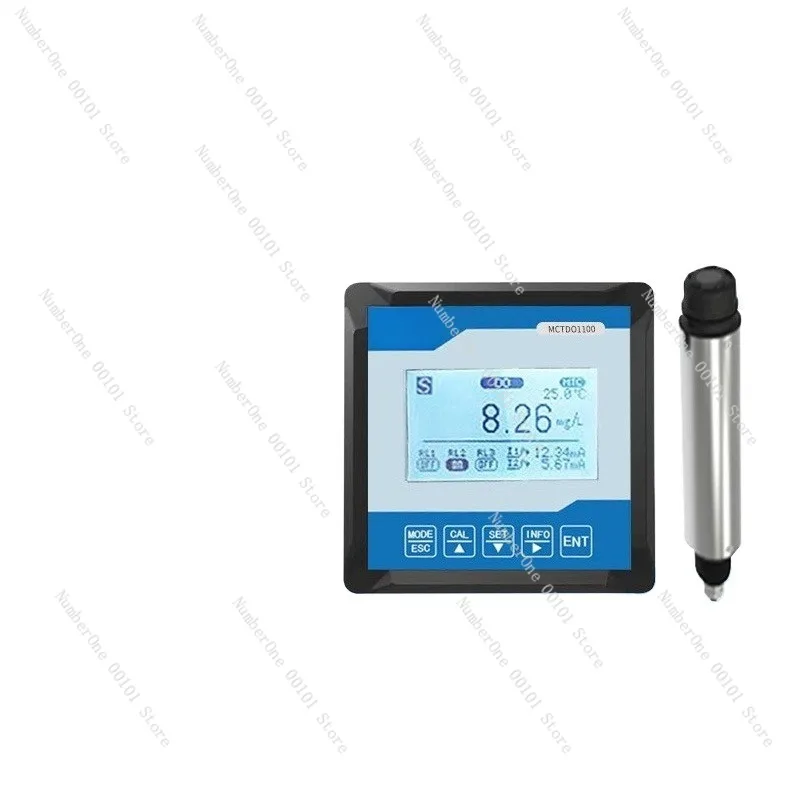 4-20mA Dissolved Oxygen Tester Water Quality Monitor Sensor DO Analyzer Transmitter Online Detection Controller for Aquaculture