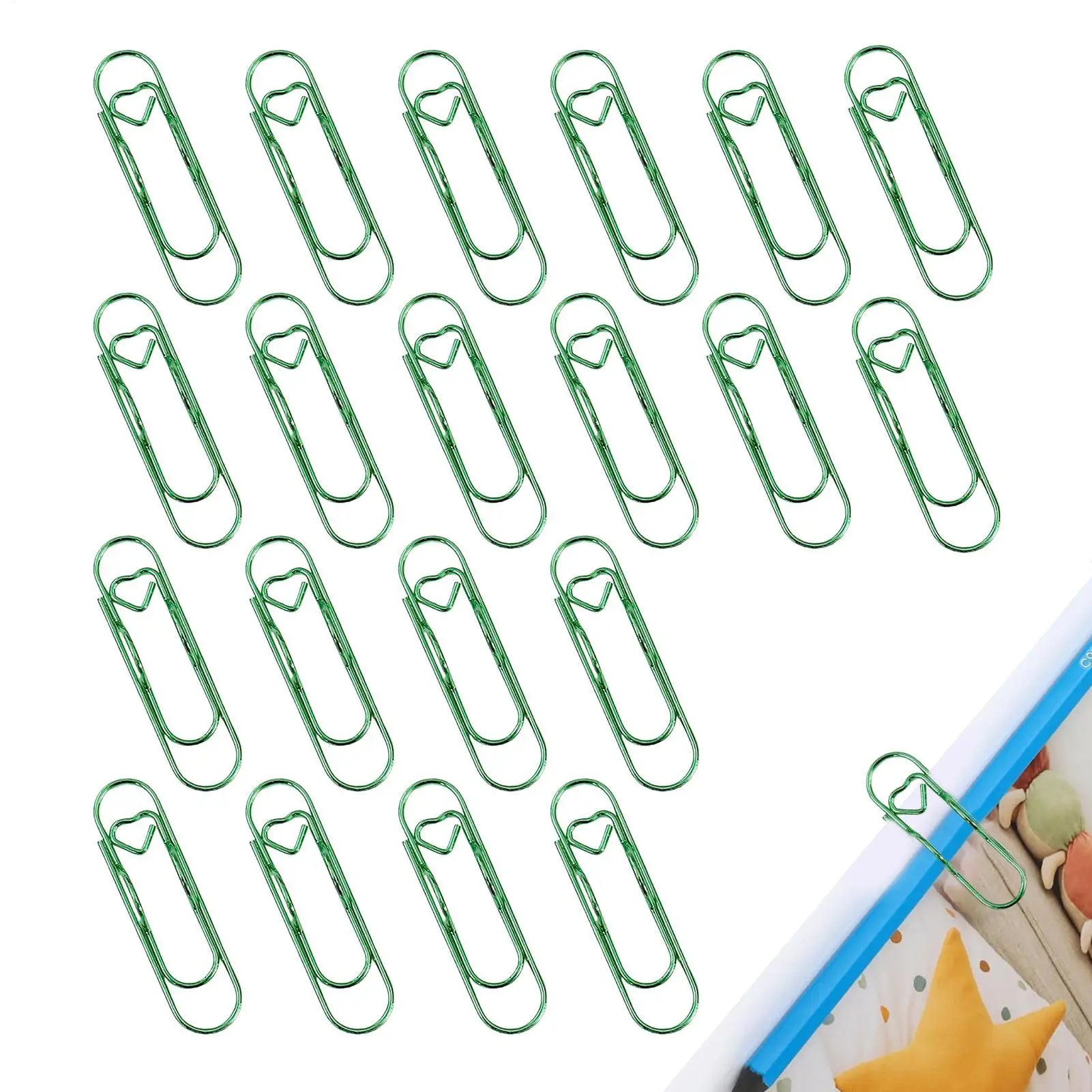 

Metal Pencil Clips Stationery Accessory 20 Pieces Metal Pencil Clips For Notebook For Planner Journal Diary Notebook School
