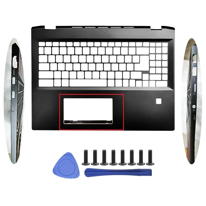 حافظة كمبيوتر محمول جديدة لـ MSI Summit E16 MS-1591 MS-1592 MS-1593 إطار أجهزة الكمبيوتر المحمولة LCD الغطاء الخلفي Palmrest الغطاء العلوي الغطاء السفلي