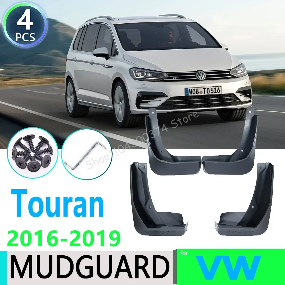 

for Volkswagen VW Touran 2016 2017 2018 2019 MK2 Fender Mudguard Mud Flaps Guard Splash Flap Car Accessories