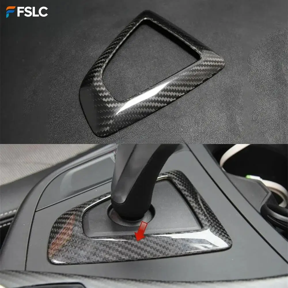 

⭐Genuine⭐ LHD RHD Carbon Fiber For BMW 1 2 3 4 Series F20 F22 F23 F30 F31 F34 F32 F33 Car Console Gear Shift Panel Cover Trim