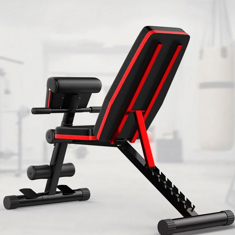Fitness Multipurpose Foldable Fitness Equipment Exercise Weightlifting Stool Adjustable Abs Stool