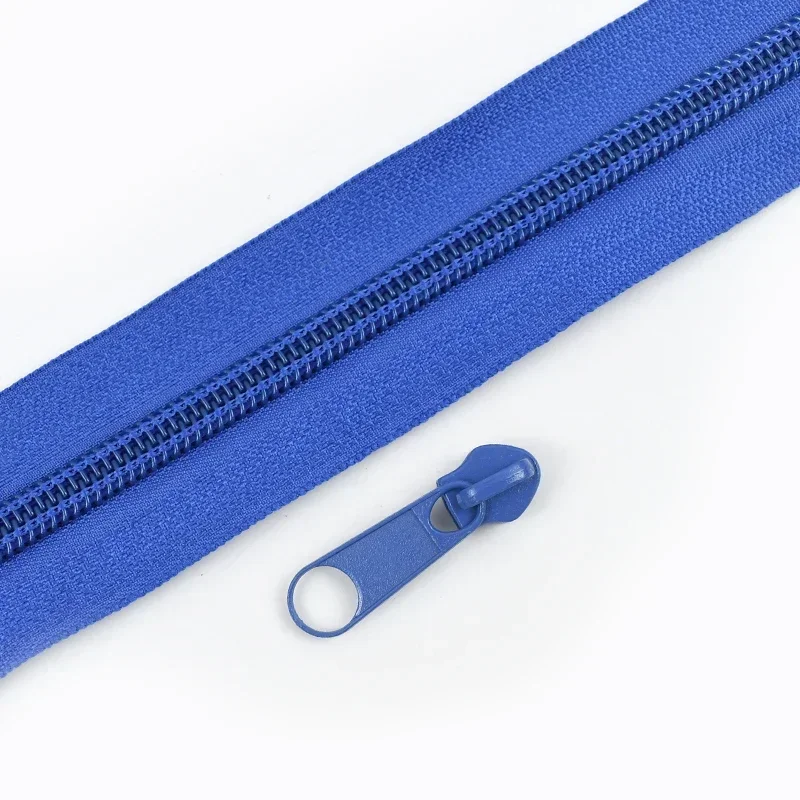 Rainbow Nylon Zipper By Yard with Sliders