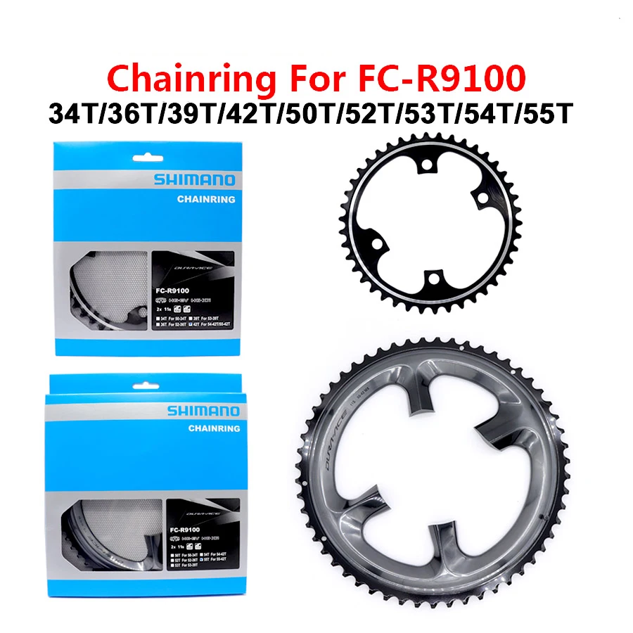 

Shimano DURA ACE R9100 11-скоростная звездочка 110BCD 34T 36T 39T 42T 50T 52T 53T 54T 55T для шатунов R9100, дорожный аксессуар