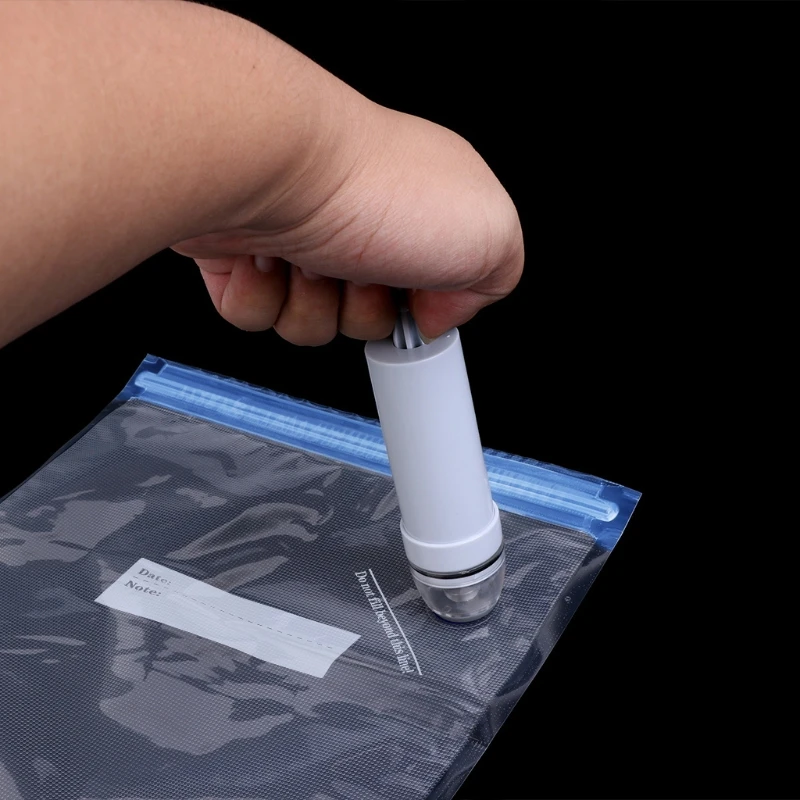 5Pcs Packaging Bag+Food Vacuum Sealer Storage Saver Hand Kitchen Machine Drop Shipping