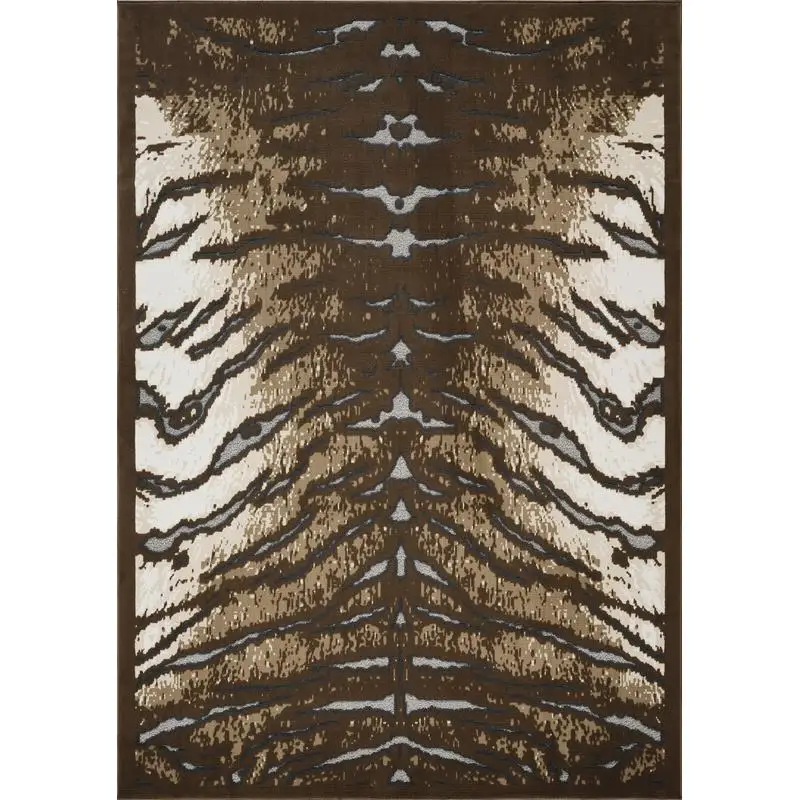 

Brown 5'3" x 7' Area Rug