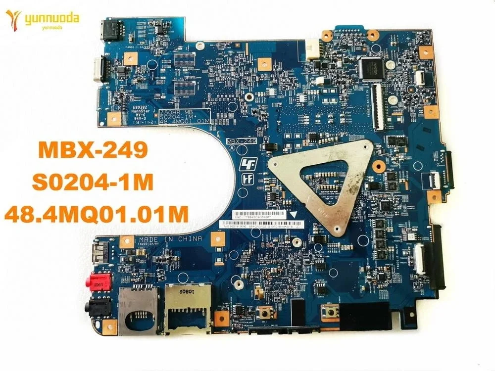 

Оригинальная материнская плата для ноутбука SONY MBX-249 MBX-249 S0204-1M 48.4MQ01.01M протестирована, хорошая, бесплатная доставка