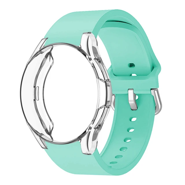 20mm watch Strap+case For Samsung Galaxy Watch 4 classic 46mm 42mm smartwatch Ridge Sport Bracelet Galaxy Watch4 44mm 40mm band image 6