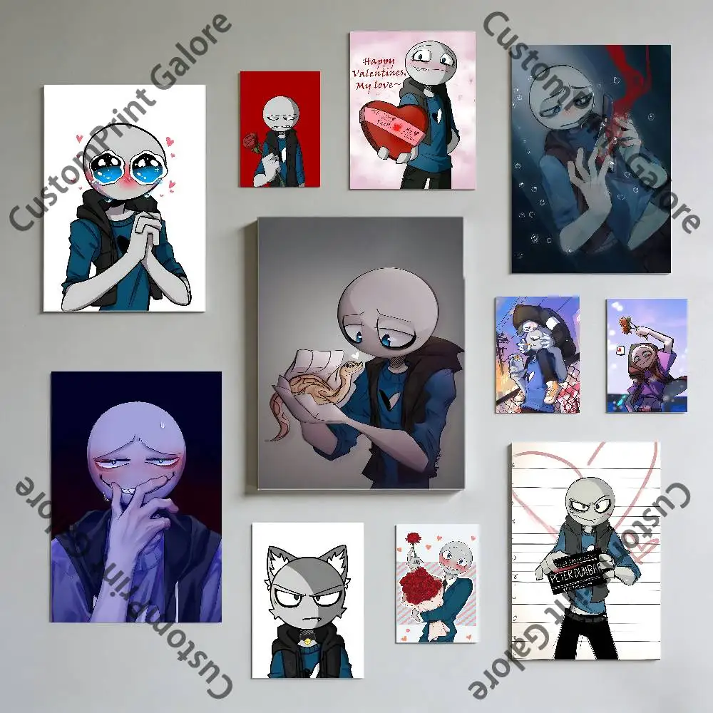 

Peter Your Boyfriend Self Adhesive Poster Removable Futuristic Art Print for Game Room Bedroom Dorm Wall Decor