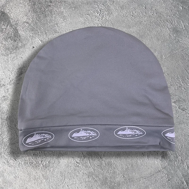 Cappello maglione hip-hop retrò, alla moda, casual, versatile, per uomo e donna, berretto a doppio strato con lettere stampate