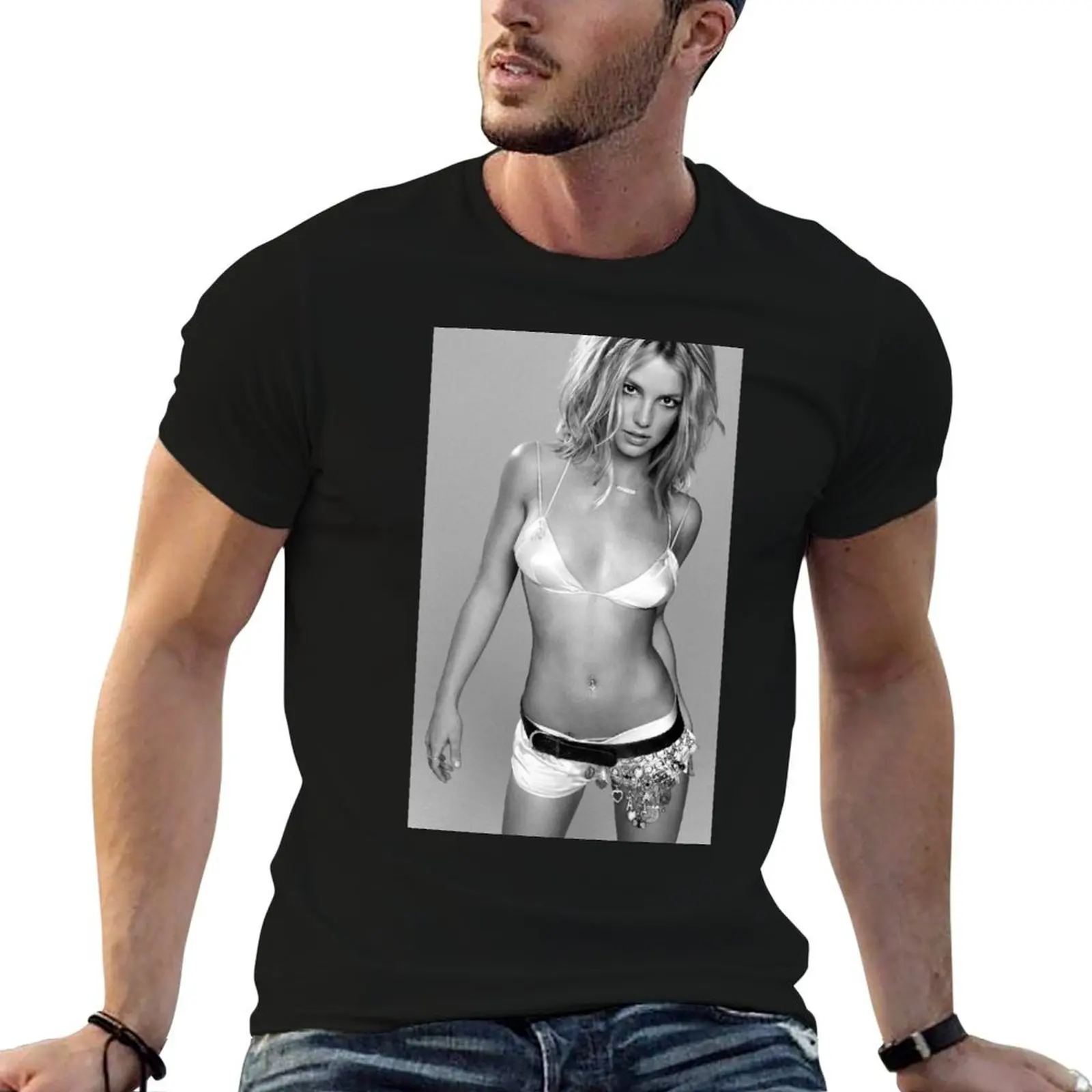 

britney young T-Shirt shirts graphic tee cute tops luxury t-shirt t shirt men 100℅ cotton