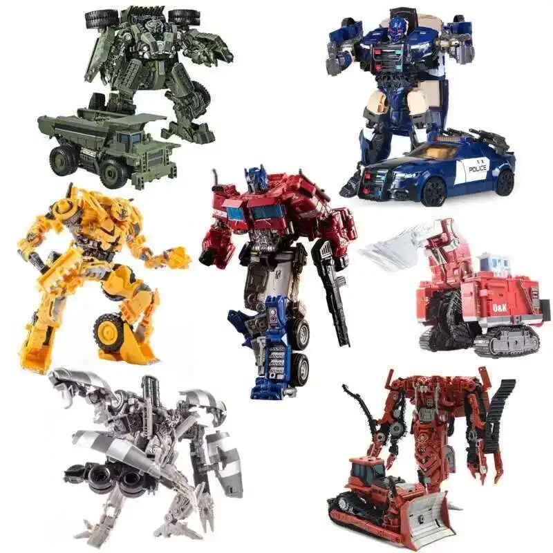 BMB-figura de acción de transformación AOYI H6001, MEGA Galvatron, modelo ABS de 18cm, Big Bee Car Robot OP Commander, juguetes para niños