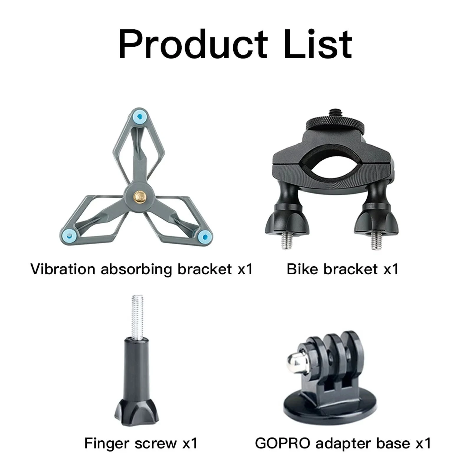 

New design Bicycle Shock Absorber Mount Bracket Universal Bike Holder For Insta360 Camera Gopro
