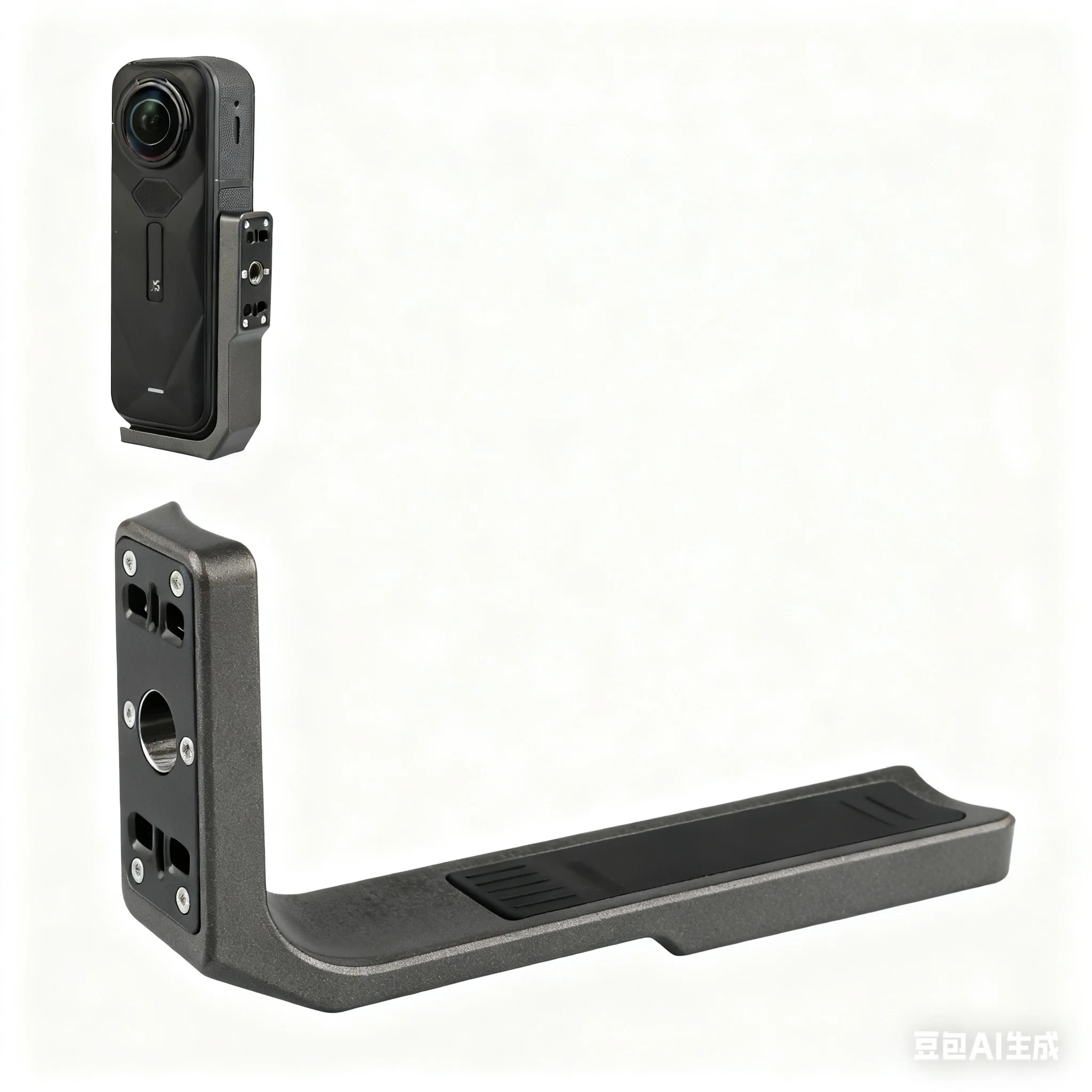 

For Insta360 X5/X4/X3 Magnetic Metal L-Shaped Bracket Horizontal Vertical Shooting Stand Mounting Accessory