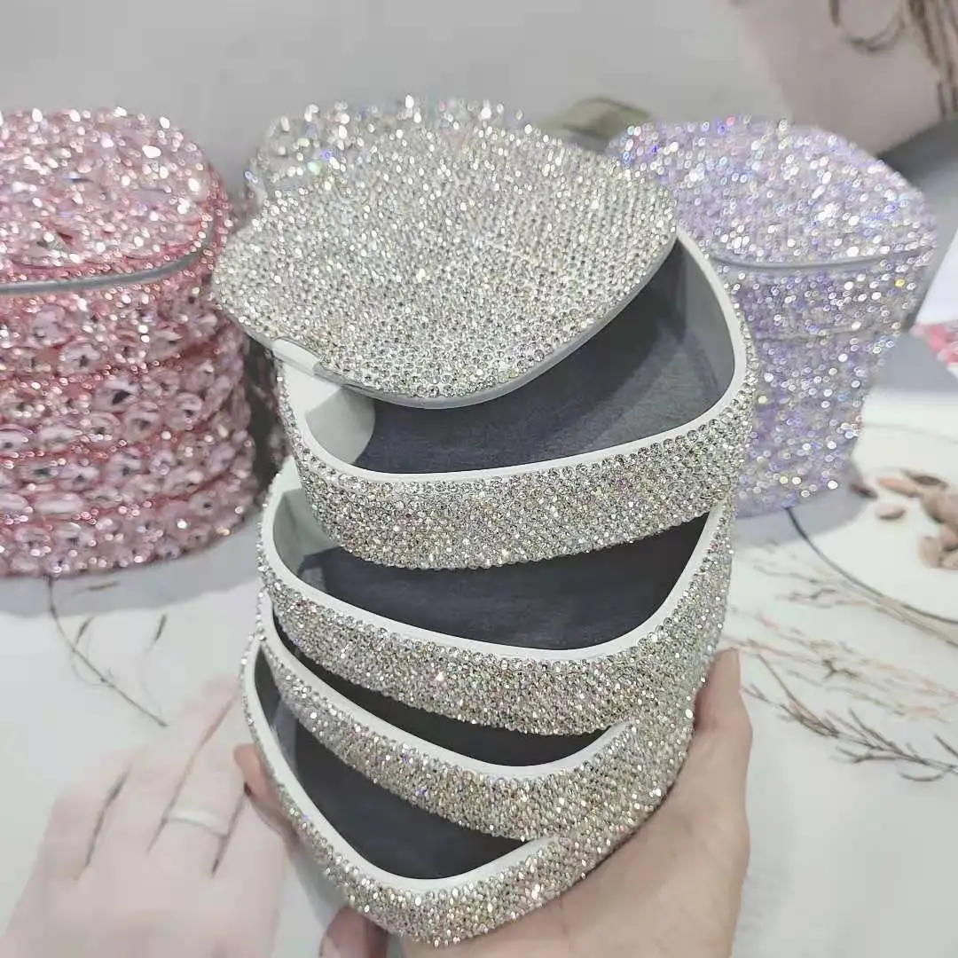 

Diamond Storage Box ，Cosmetic case with mirror， humidor rolling paper box Jewelry Candy Coin Key Organizer Tin Flip Gifts Storag