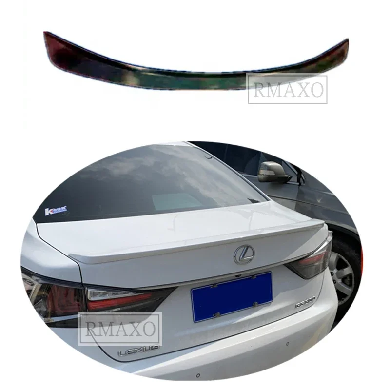 For Lexus GS250 GS300 Spoiler 2016-2018 Lexus GS GS400 GS350 yck Spoiler ABS plastic Material Car Rear Wing Color Rear Spoiler