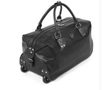 Women Travel Trolley Bag Travel Wheeled handbag 20 Inch 22 Inch PU leather travel luggage bag with wheels Carry on hand luggage