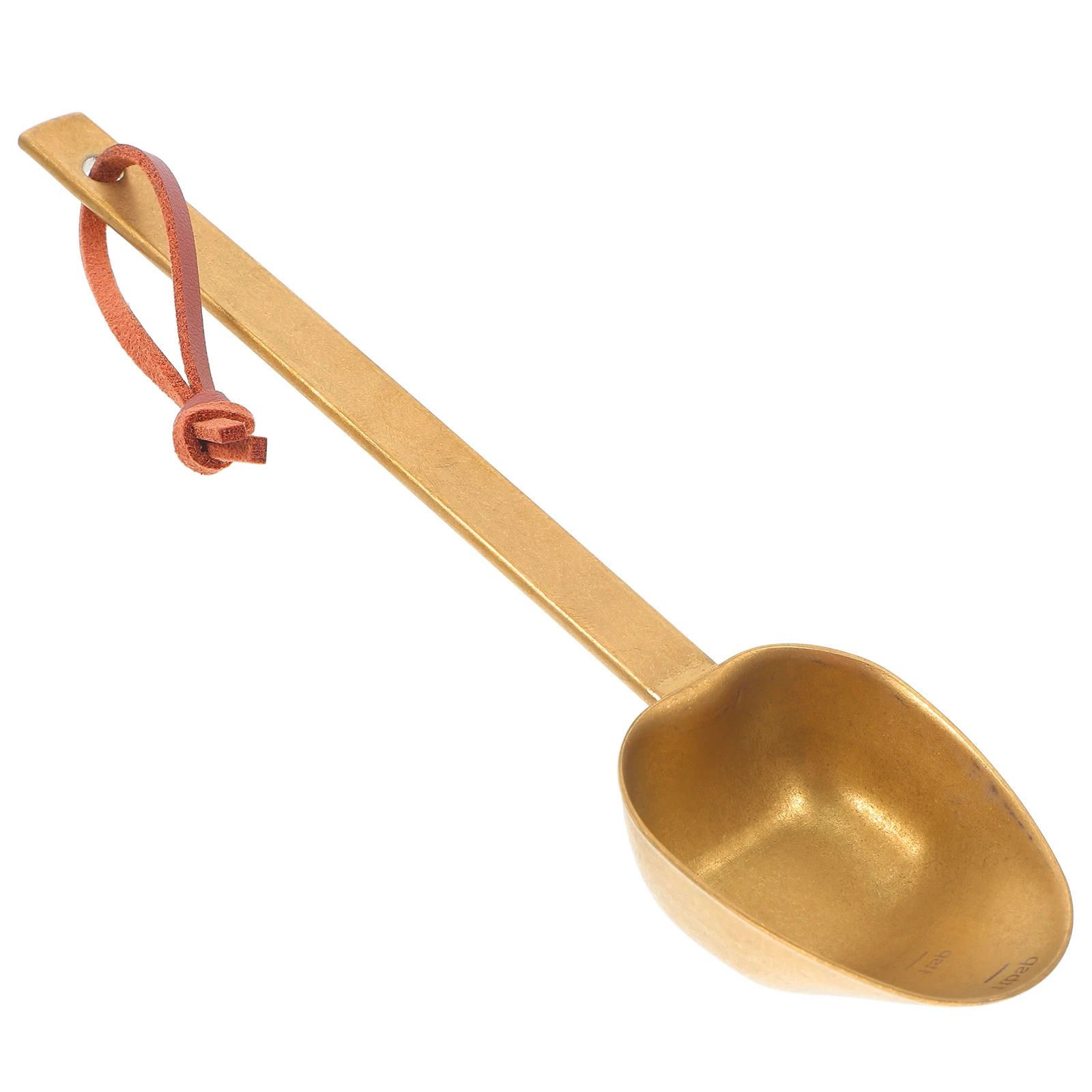 

Coffee Ground Stainless Steel Measuring Spoon Scoop Concentrate Bean Golden for