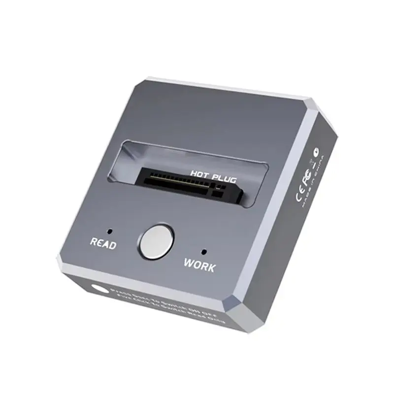 

ABT-Solid Disk Adapter M. 2 SSD Reader Nvme/SATA To USB-C Docking Station USB3.2 Gen2 10Gbps With Write Protection