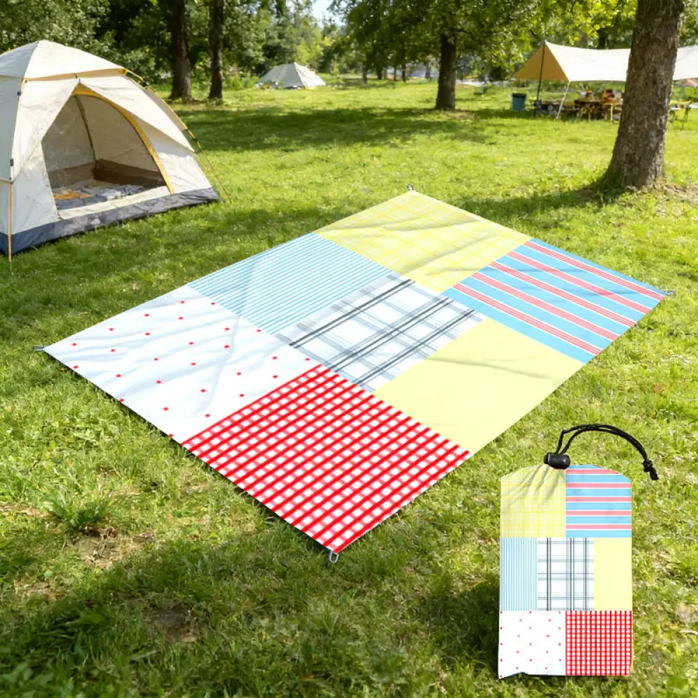 Portable Waterproof Beach Mat Camping Blanket Foldable Picnic Rug Moisture Proof Pad Outdoor Travel Essentials