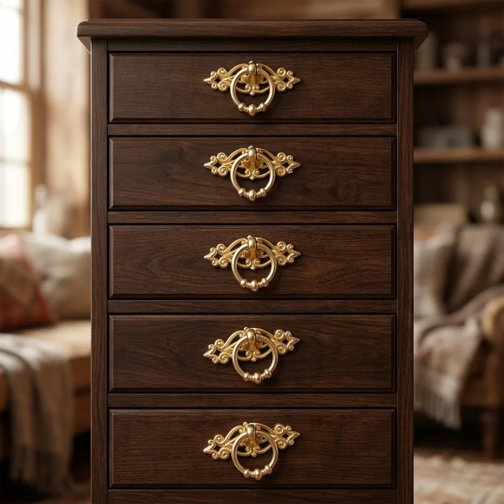 Home Design Furniture Update Vintage Drawer Handle Vintage Cabinet Drawer Knob Pull Vintage Chic Interior Enhancement