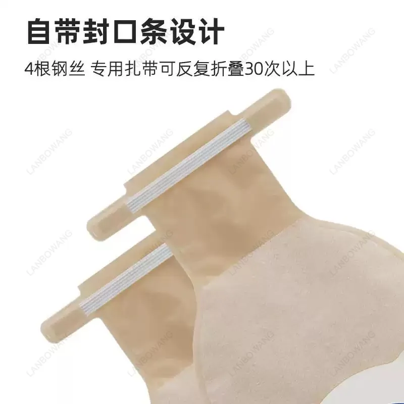 40Pcs Ostomy Bags Drainable Pouches For Colostomy Ileostomy Stoma Care 20-60Mm Drain Valve Colostomy Bags-AT36