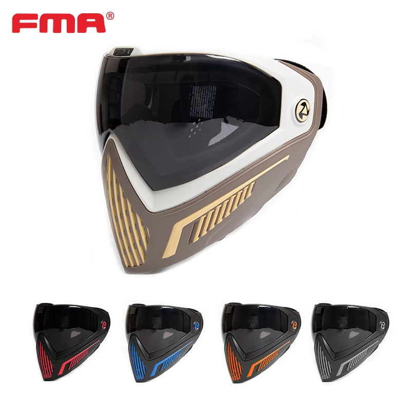 FMA F5 Storm Goggle Mask Анфас Противотуманная уличная маска для пейнтбола Съемный тактический дышащий защитный щит TB1688