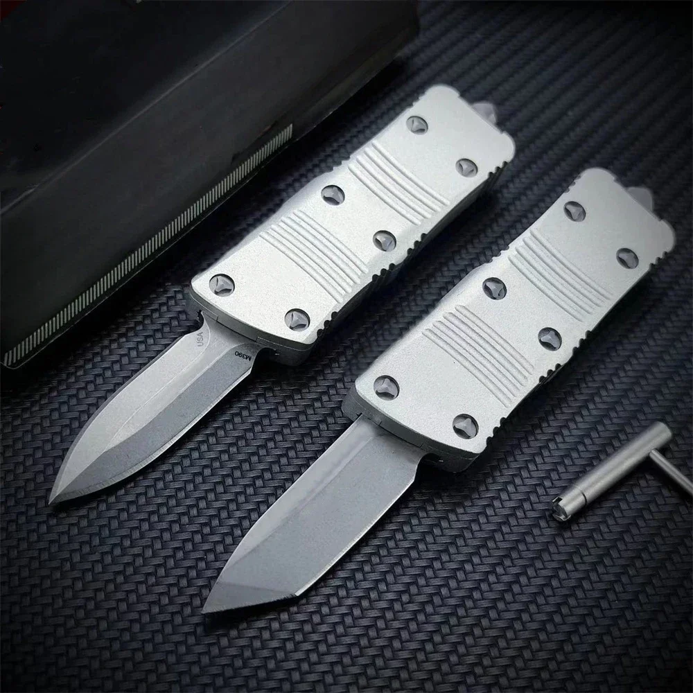 High-end MIC 121 Tactical Pocket Knife D2 Blade Aluminum Alloy Handle Clip Outdoor EDC Camping Hiking Hunting Cutting Tools Gift