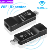 300Mbps Wireless WIFI Repeater 2.4G Router Wifi Range Extender Wi-Fi Signal Amplifier 802.11N Network Card Adapter Wi-Fi Booster