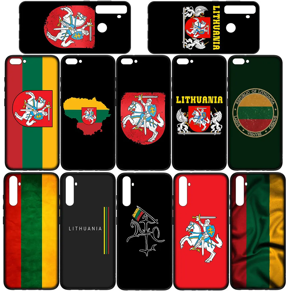 Lithuania Flag Cover Phone Casing for Samsung Galaxy S21 S20 Fe S23 S22 Ultra S8 Plus A71 A12 A13 A21S S7 Soft Case