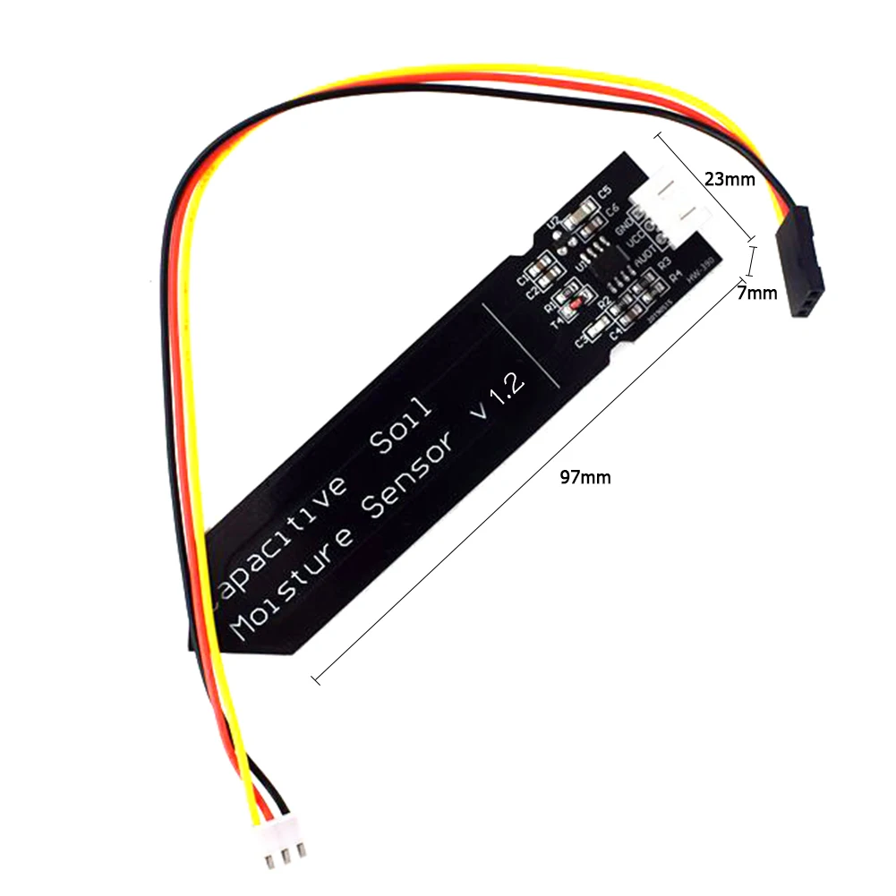 Imagem -06 - Sensor Capacitivo de Umidade para Solo Módulo com Ampla Voltagem Resistente à Corrosão 3.35.5v dc