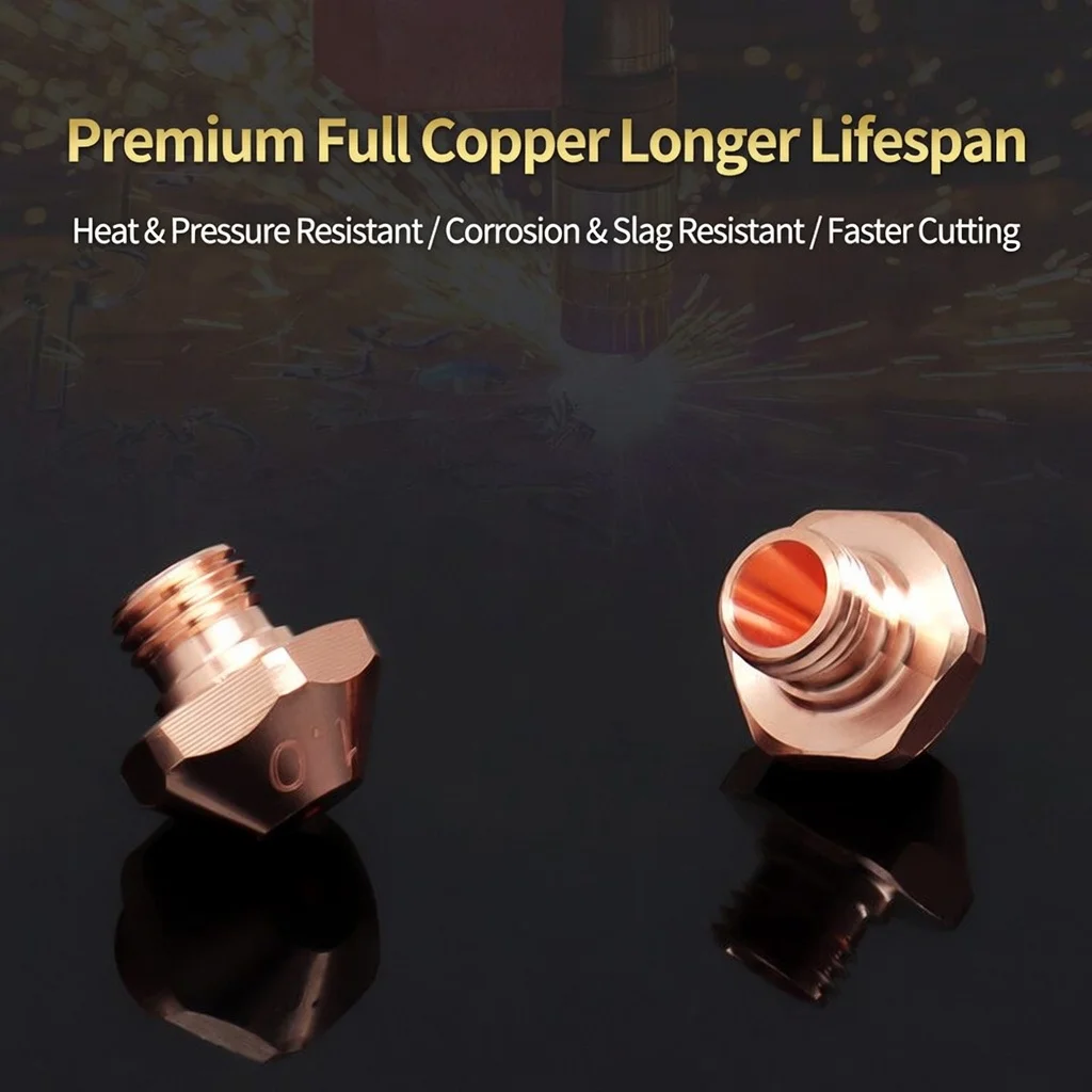 3D Laser Pipe Cutting Head Side Blowing Nozzle M6 H10.5 For TRU Fiber Laser Cutter Machine