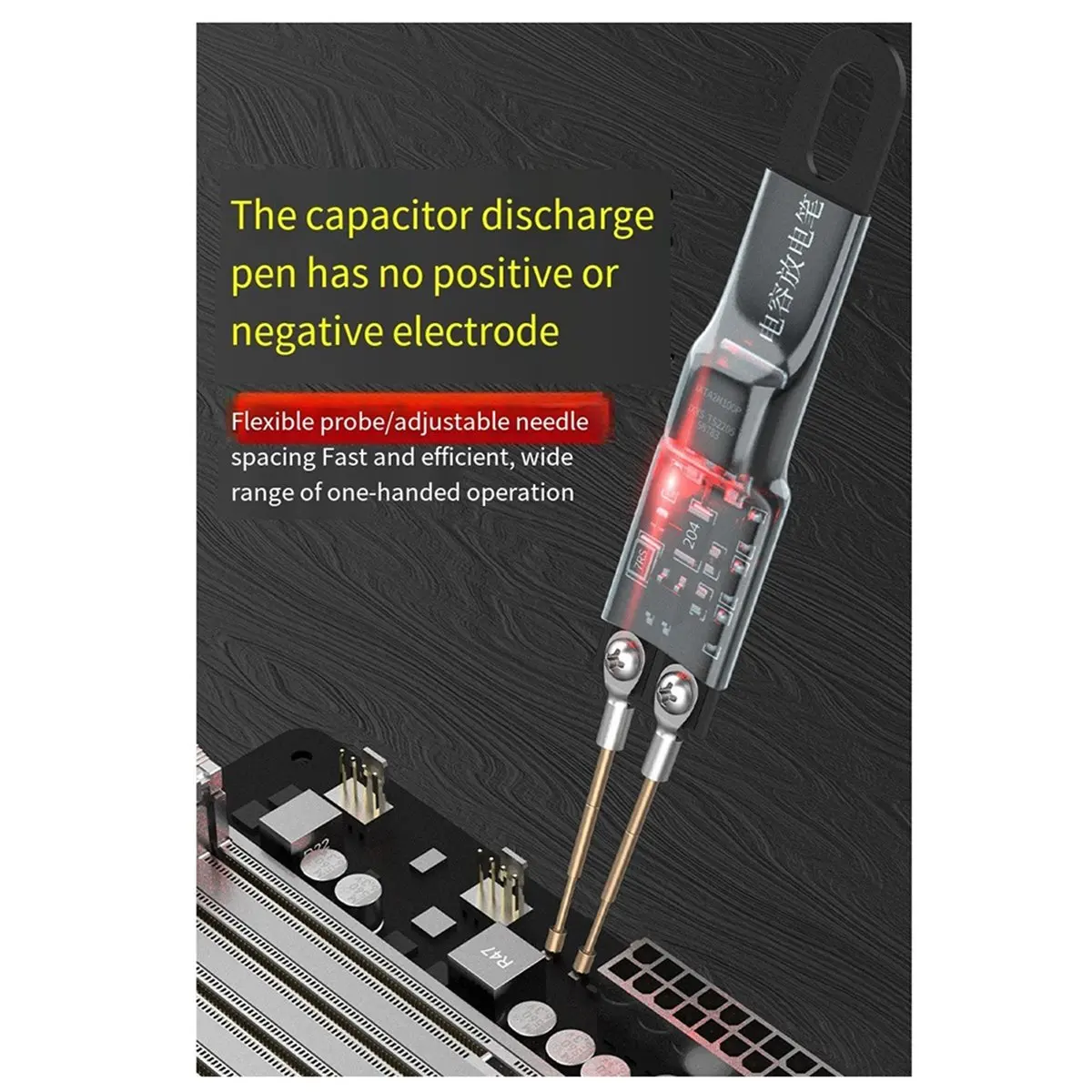 Capacitor Discharge Pen 5000UF Capacitor Discharge Tools Capacitor Discharge Tool ABS+Copper