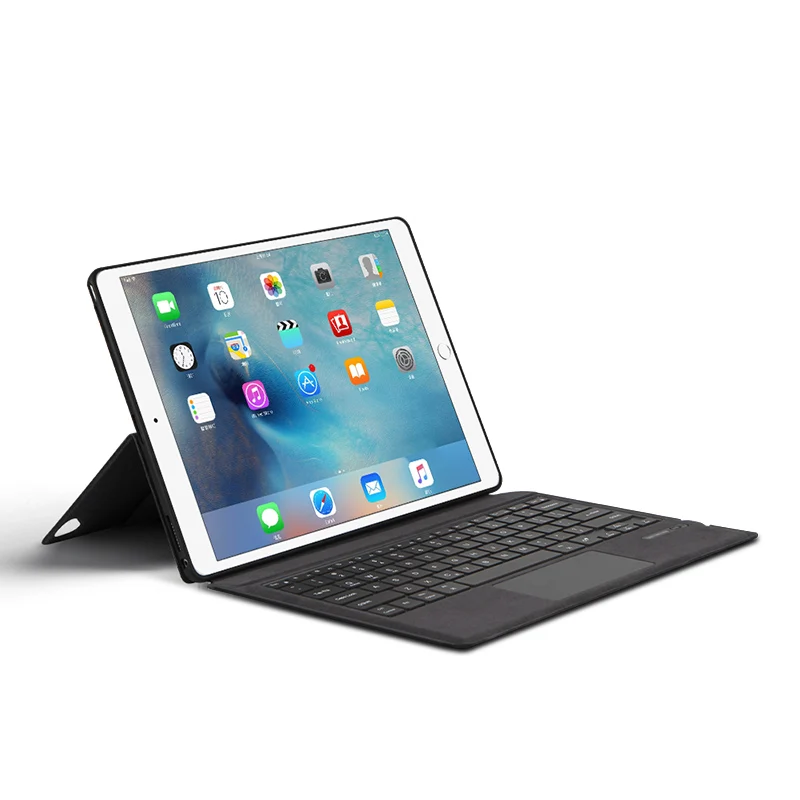 Imagem -03 - Teclado para Ipad Pro 12.9 2023 2023 1st 2nd Tablet Capa Protetora Case Português Hebraico Espanhol Coreano Teclado Árabe Case de