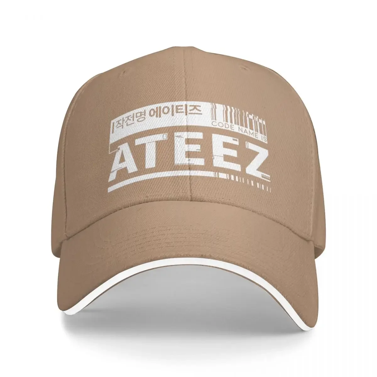 Kpop Code Logo Mingi Baseball Cap Fashion A-ATEEZ ATINY Sandwich Hats Unisex Adjustable Headwear Outdoor